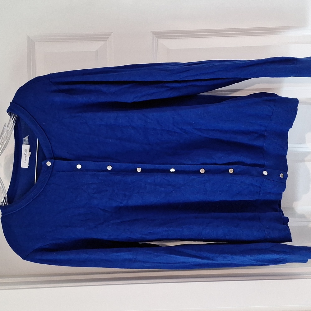 Calvin Klein Royal Blue Large Cardigan